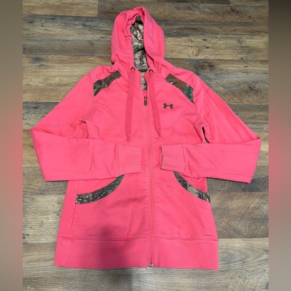 Under Armour Women’s Semi-Fitted Full-Zip Hoodie - Picture 2 of 5